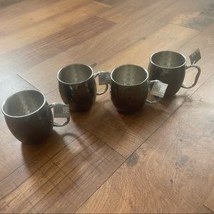 Set of 4 mule mugs